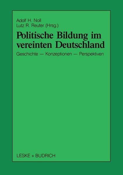 Produktbild: Politische Bildung im vereinten Deutschland