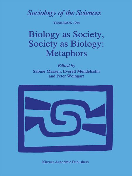 Produktbild: Biology as Society, Society as Biology: Metaphors