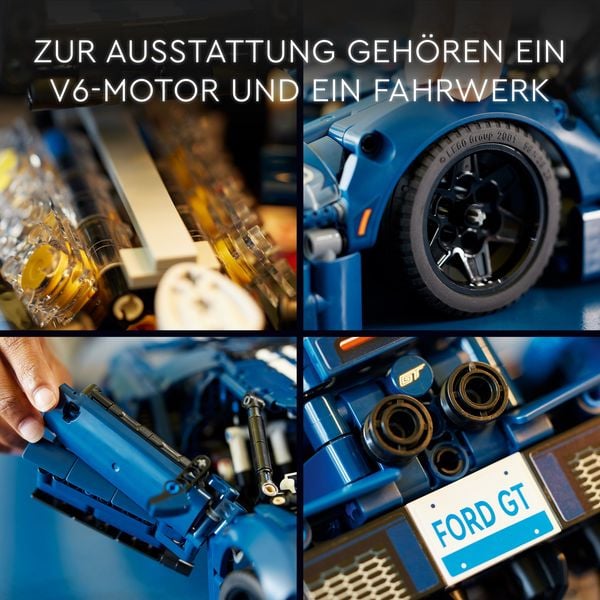 LEGO Technic 42154 Ford GT 2022 Auto-Modellbausatz für Erwachsene