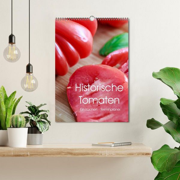 Produktbild: Historische Tomaten - Ein K&uuml;chen Terminplaner (Wandkalender 2026 DIN A3 hoch), CALVENDO Monatskalender
