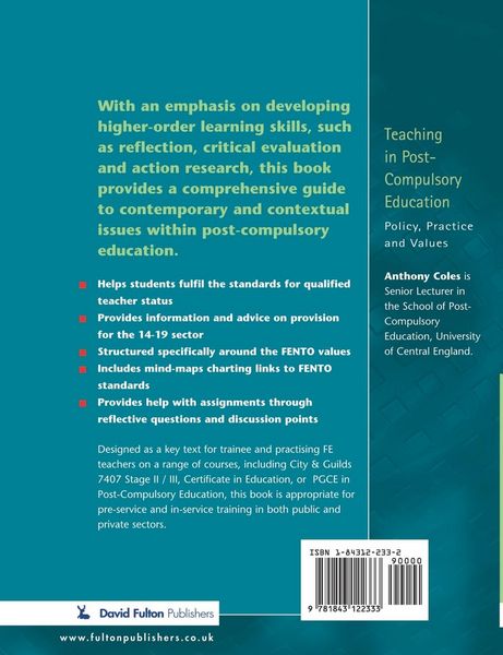 Produktbild: Teaching in Post-Compulsory Education