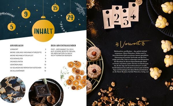 Produktbild: Mein Adventskalender-Buch: Sweet Christmas