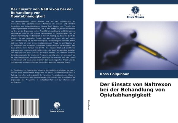 Produktbild: Der Einsatz von Naltrexon bei der Behandlung von Opiatabh&auml;ngigkeit