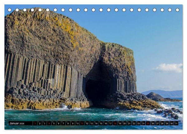 Produktbild: Mull, Skye, Staffa, Iona. Die Inseln der Inneren Hebriden (Tischkalender 2026 DIN A5 quer), CALVENDO Monatskalender