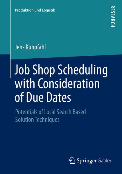 Produktbild: Job Shop Scheduling with Consideration of Due Dates