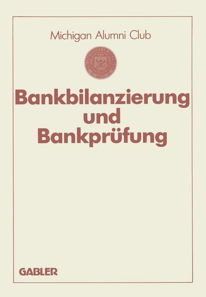 Produktbild: Bankbilanzierung und Bankpr&uuml;fung