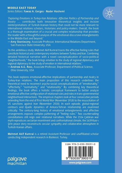 Produktbild: Exploring Emotions in Turkey-Iran Relations