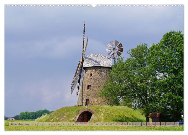 Produktbild: Faszination Wall-Holl&auml;nder Greftm&uuml;hle in Nordhemmern (Wandkalender 2026 DIN A2 quer), CALVENDO Monatskalender
