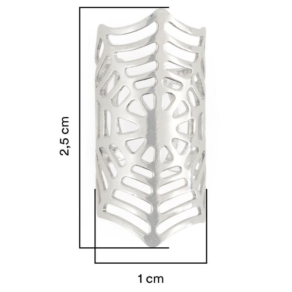 Produktbild: Earcuffs Spinnennetz silber