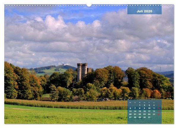 Produktbild: Die Eifel und ihre Regionen - Die Vulkaneifel (Wandkalender 2026 DIN A2 quer), CALVENDO Monatskalender