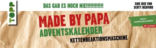 Made by Papa Adventskalender Kettenreaktionsmaschine
