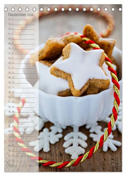 Produktbild: Geb&auml;ck und Kuchen K&uuml;chenplaner (Tischkalender 2026 DIN A5 hoch), CALVENDO Monatskalender