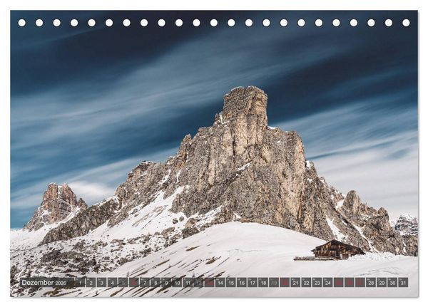 Produktbild: Dolomiten - Traumhafte Berglandschaften (Tischkalender 2026 DIN A5 quer), CALVENDO Monatskalender