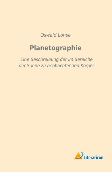 Produktbild: Lohse, O: Planetographie