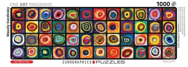 Produktbild: Farbquadrat-Collage, Kandinsky (Puzzle)