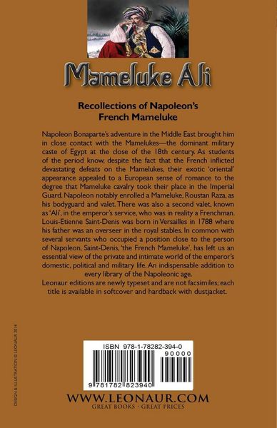 Produktbild: Mameluke Ali-With Napoleon from the Tuileries to St. Helena