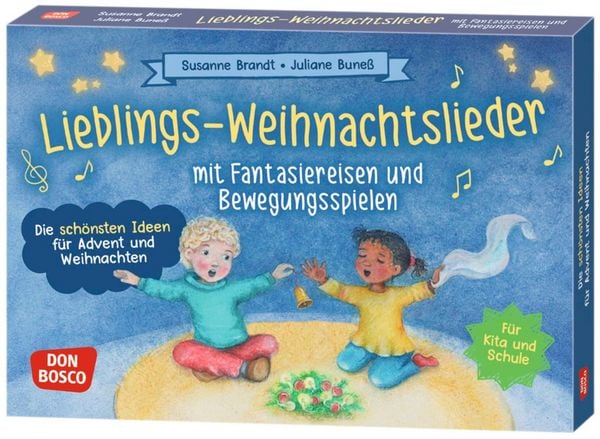 Produktbild: Lieblings-Weihnachtslieder mit Fantasiereisen und Bewegungsspielen