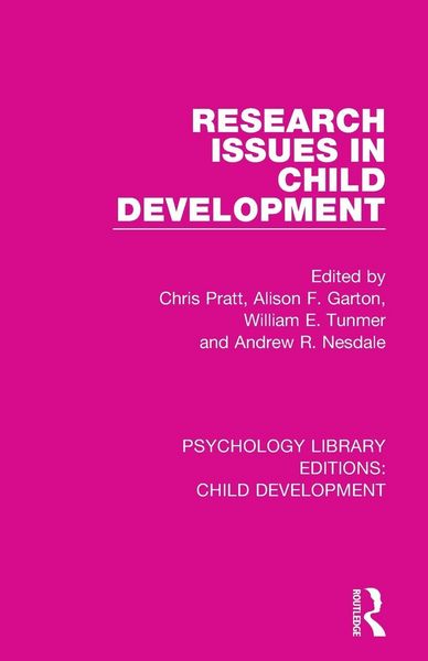 Produktbild: Research Issues in Child Development