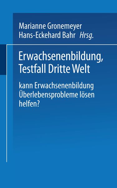 Erwachsenenbildung Testfall Dritte Welt