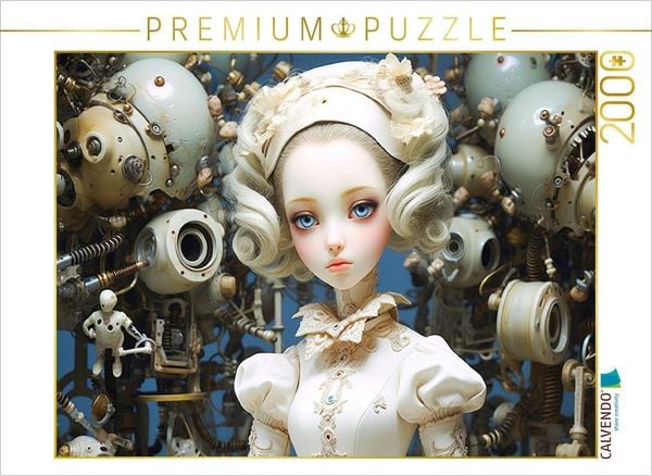 CALVENDO Puzzle Roboterpuppe | 2000 Teile Lege-Größe 90x67cm Foto-Puzzle für glückliche Stunden