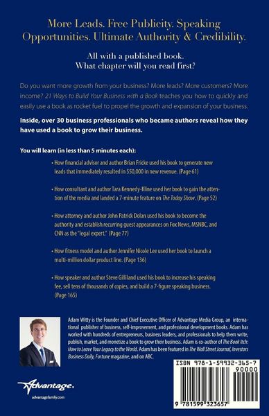 Produktbild: 21 Ways to Build Your Business with a Book