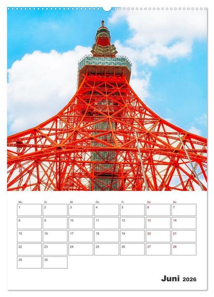 Produktbild: Eine Rundreise - Japan (Wandkalender 2026 DIN A2 hoch), CALVENDO Monatskalender