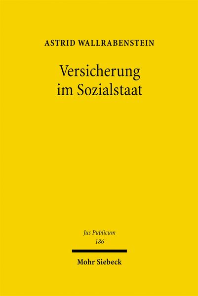 Produktbild: Versicherung im Sozialstaat