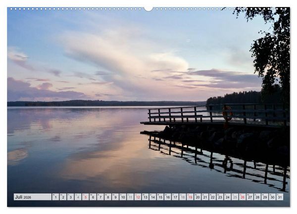 Produktbild: FINNLAND Traumhafte Landschaften (Wandkalender 2026 DIN A2 quer), CALVENDO Monatskalender