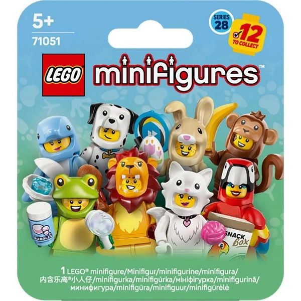 LEGO 71051 Minifiguren Tiere Serie 28, Spielzeug für Kinder ab 6 Jahre