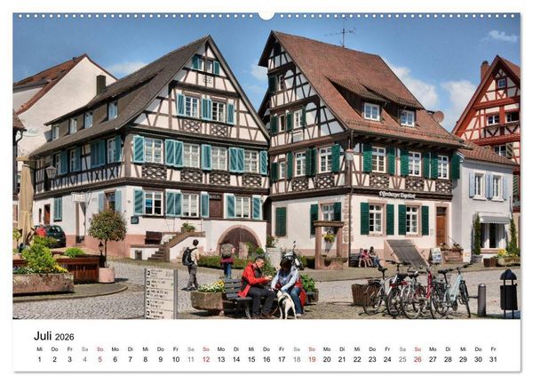Produktbild: Gengenbach - romantisches Kleinod im Schwarzwald (hochwertiger Premium Wandkalender 2026 DIN A2 quer), Kunstdruck in Hochglanz