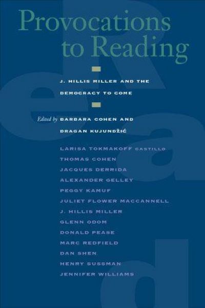 Produktbild: Provocations to Reading
