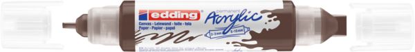 Produktbild: edding Acryl Double Liner 5400 schokobraun 2-3mm/5-10mm