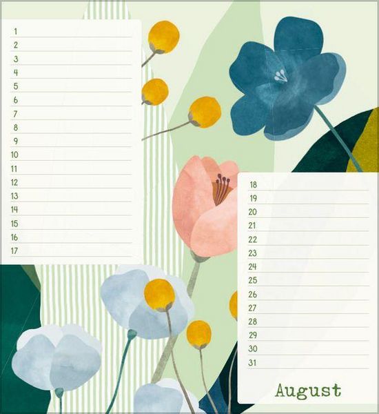 Produktbild: Geburtstagskalender Bloom