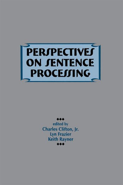 Produktbild: Perspectives on Sentence Processing