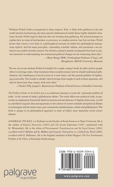 Produktbild: The Problem of Order in the Global Age