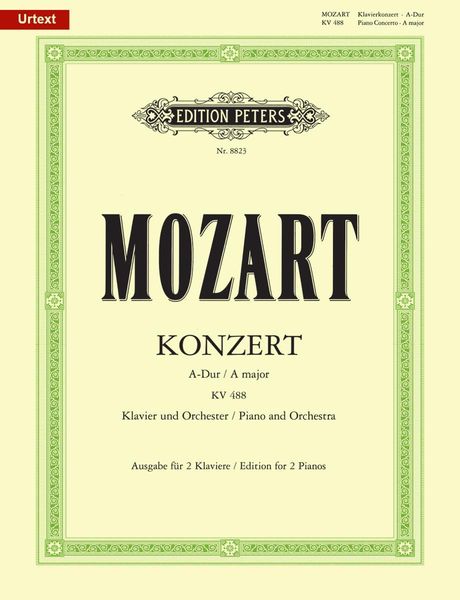Produktbild: Mozart, W: Piano Concerto No. 23 in a K488 (Edition for