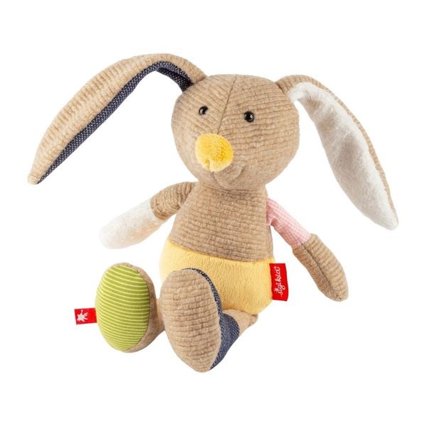 Produktbild: Sigikid 43464 - Kuscheltier Hase mit gelber Nase, Patchwork Sweety, 30 cm