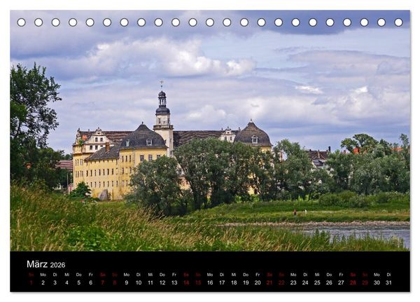 Produktbild: Elberadweg Coswig (Anhalt) (Tischkalender 2026 DIN A5 quer), CALVENDO Monatskalender