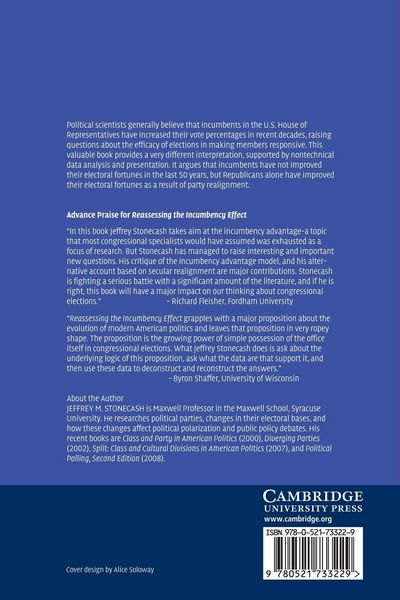 Produktbild: Reassessing the Incumbency Effect