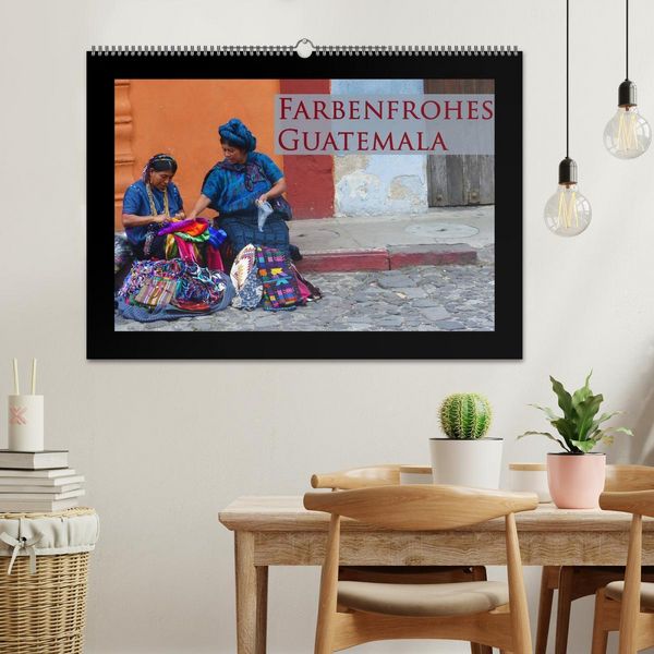 Produktbild: Farbenfrohes Guatemala (Wandkalender 2026 DIN A2 quer), CALVENDO Monatskalender