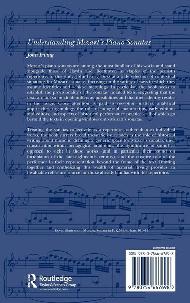 Produktbild: Understanding Mozart's Piano Sonatas