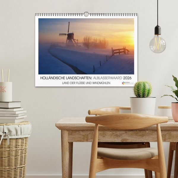 Produktbild: HOLL&Auml;NDISCHE LANDSCHAFTEN: ALBLASSERWAARD 2026 (Wandkalender 2026 DIN A3 quer), CALVENDO Monatskalender