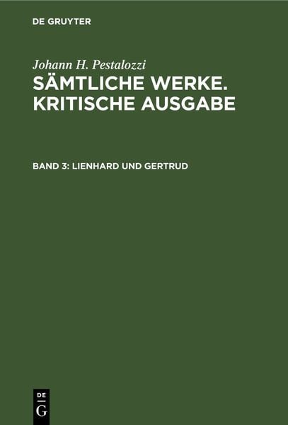 Produktbild: Lienhard und Gertrud