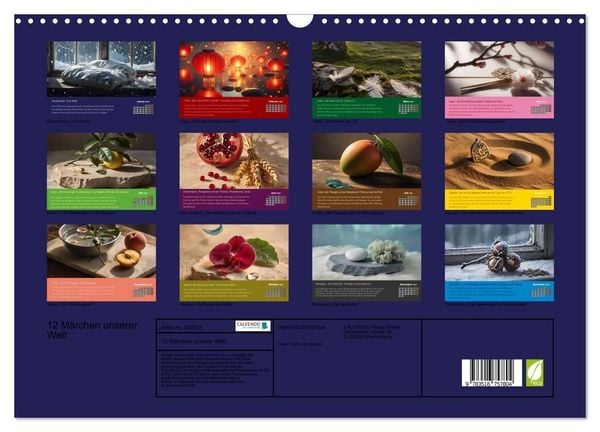 Produktbild: 12 M&auml;rchen unserer Welt (Wandkalender 2027 DIN A3 quer), CALVENDO Monatskalender