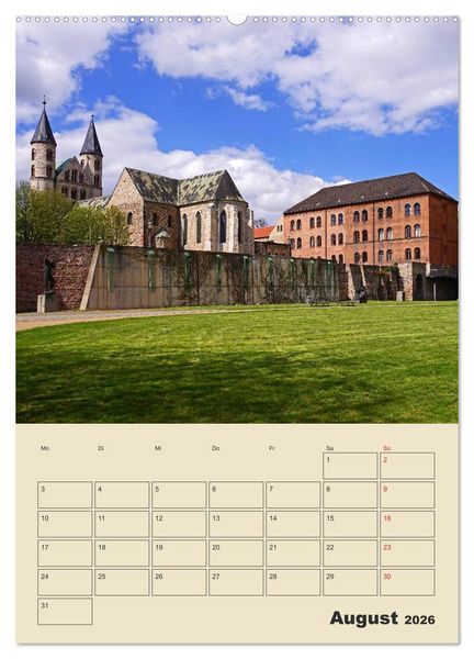 Produktbild: Komm nach Magdeburg (Wandkalender 2026 DIN A2 hoch), CALVENDO Monatskalender