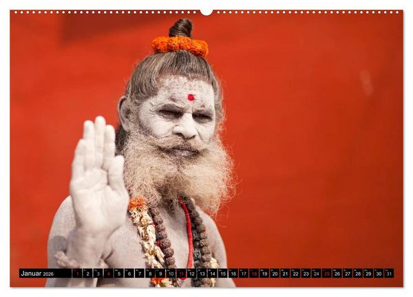 Produktbild: Indien - Varanasi (Wandkalender 2026 DIN A2 quer), CALVENDO Monatskalender
