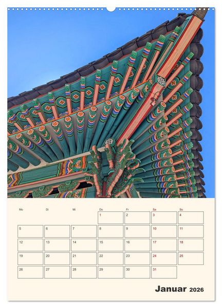 Produktbild: Entdecke Seoul (Wandkalender 2026 DIN A2 hoch), CALVENDO Monatskalender