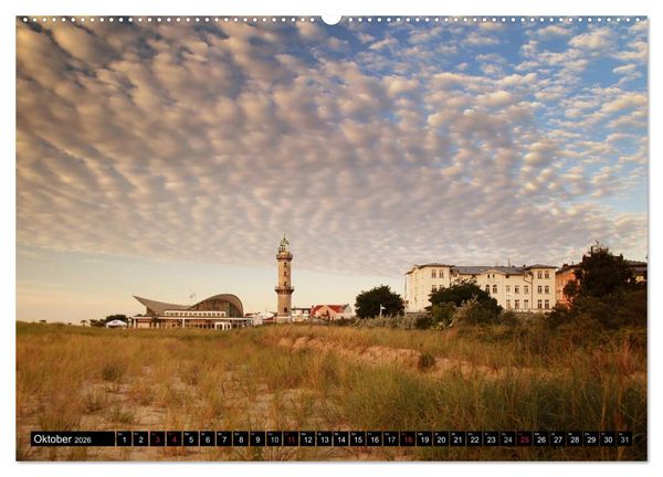 Produktbild: Urlaub in Warnem&uuml;nde (Wandkalender 2026 DIN A2 quer), CALVENDO Monatskalender