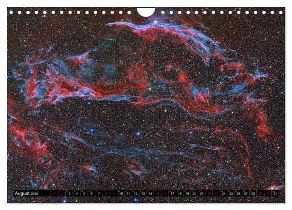 Produktbild: Galaktische Nebel (Wandkalender 2026 DIN A4 quer), CALVENDO Monatskalender
