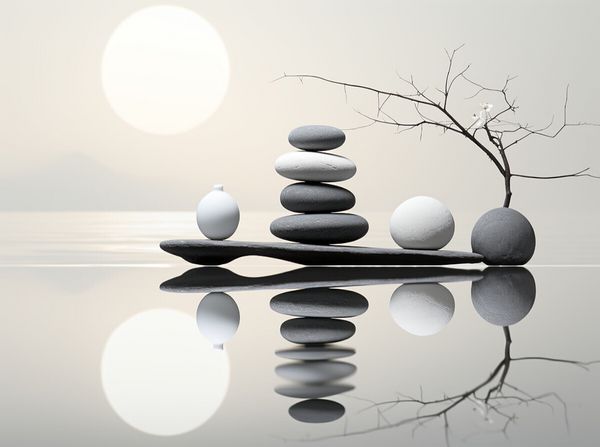 Produktbild: CALVENDO Puzzle Gleichgewicht - Zen | 2000 Teile Lege-Gr&ouml;&szlig;e 90x67cm Foto-Puzzle f&uuml;r gl&uuml;ckliche Stunden